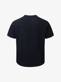 MADE EXTREME PEACE LOVE SLOGAN T-SHIRT; Black; back view