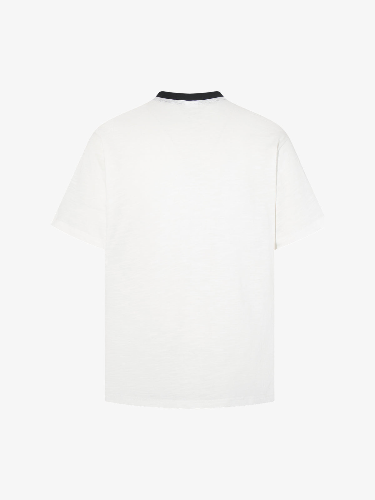 MCCNN ROYALE POSTER RINGER T-SHIRT; White; back view