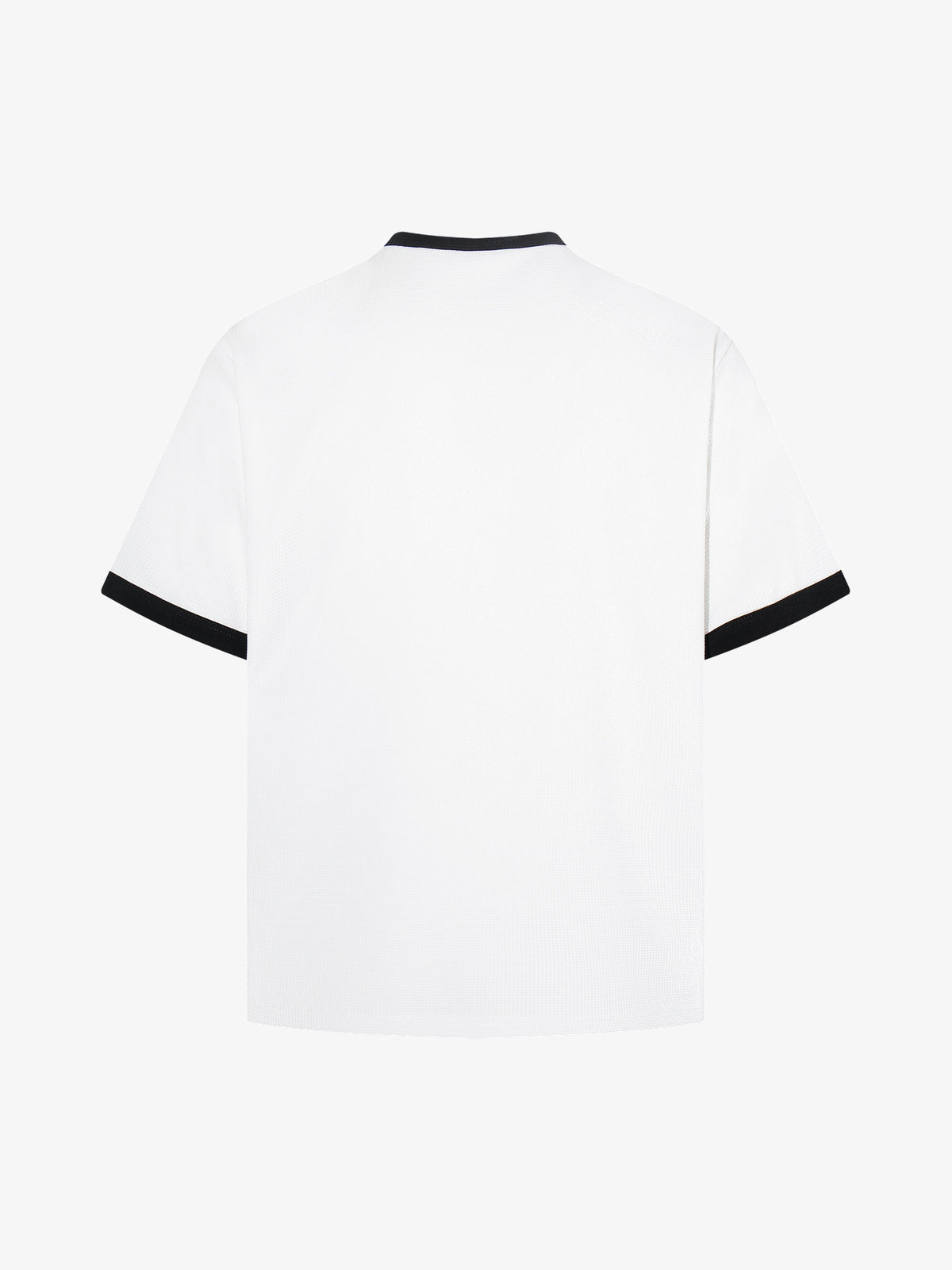 MCCNN RACING POSTER RINGER T-SHIRT; White; back view