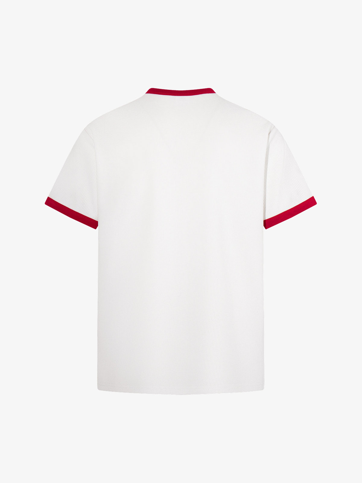 MCCNN WELCOME POSTER RINGER T-SHIRT; White; back view