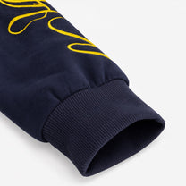 404MOB | Sleeve Lettering Zip Up Hoodie - product detail
