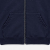 404MOB | Sleeve Lettering Zip Up Hoodie - product detail