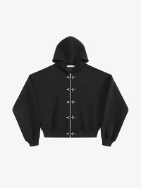 A PUEE | Fireman Clasp Zip Up Hoodie