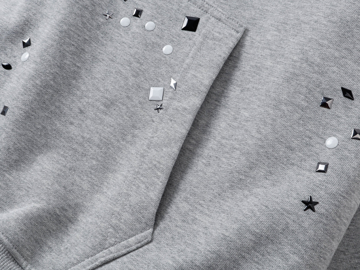 ARTIE MASTER | Rhinestone Scatter Hoodie - product detail