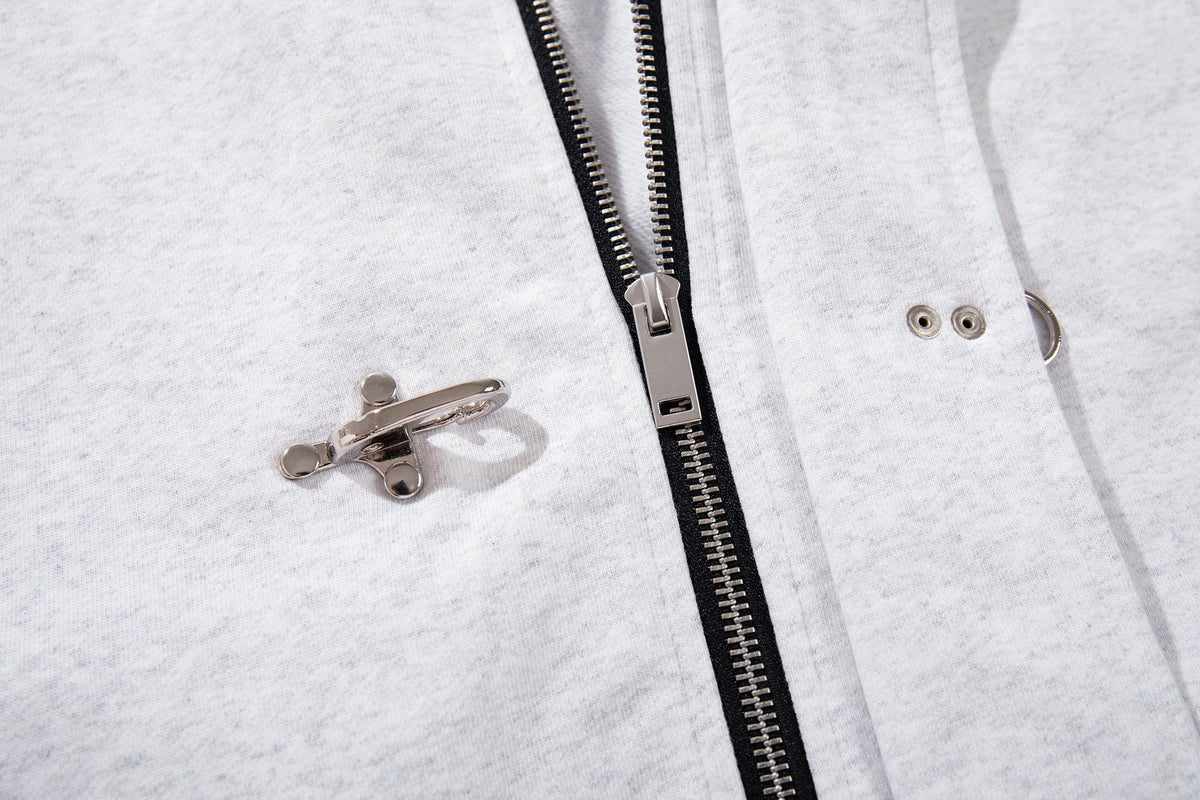 AW SPIKY HEAD | Fireman Clasp Zip Up Hoodie - product detail