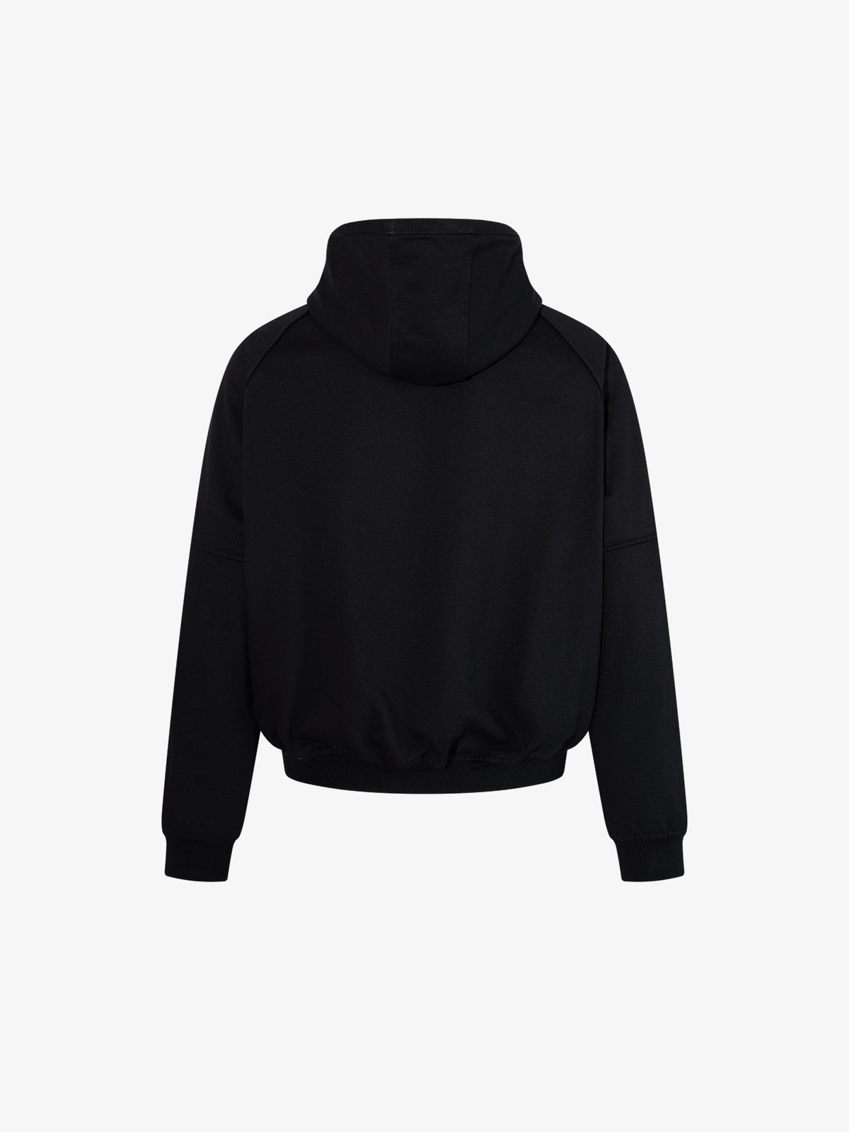 AW SPIKY HEAD | Fireman Clasp Zip Up Hoodie in Black - back view