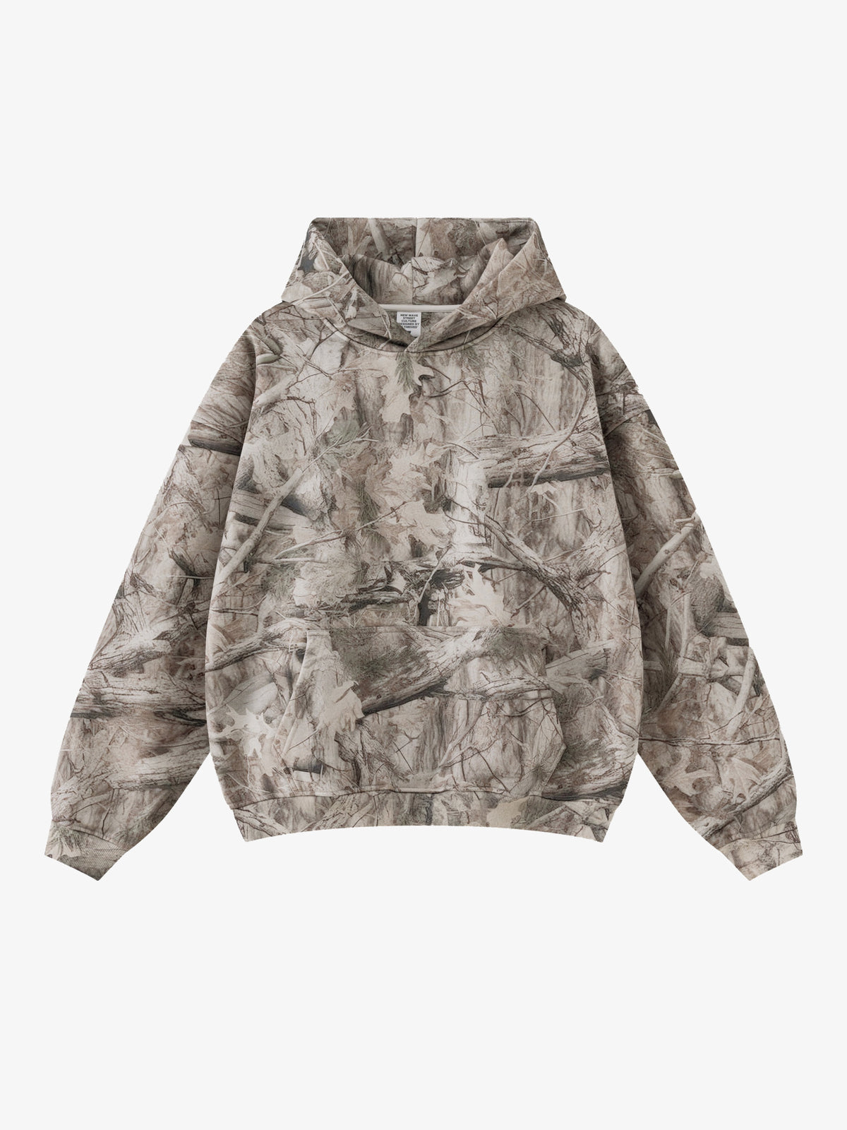 BE THRIVED | Washed Camo Hoodie in Camo - front view