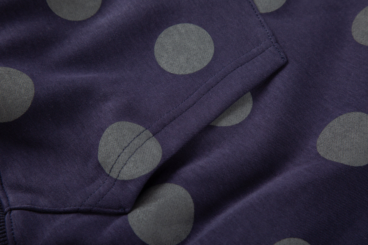 BATTLE KID | Polka Dot Zip Up Hoodie - product detail