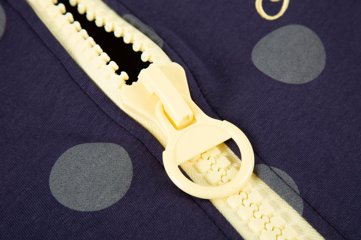 BATTLE KID | Polka Dot Zip Up Hoodie - product detail