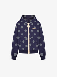 BATTLE KID | Polka Dot Zip Up Hoodie