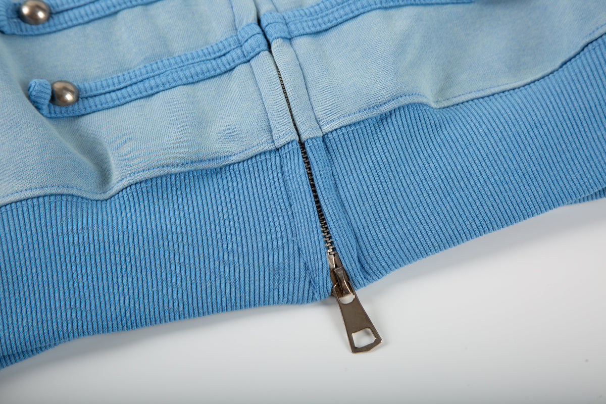 BATTLE KID | Military Tab Zip Up Hoodie - product detail