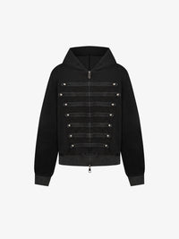 BATTLE KID | Military Tab Zip Up Hoodie