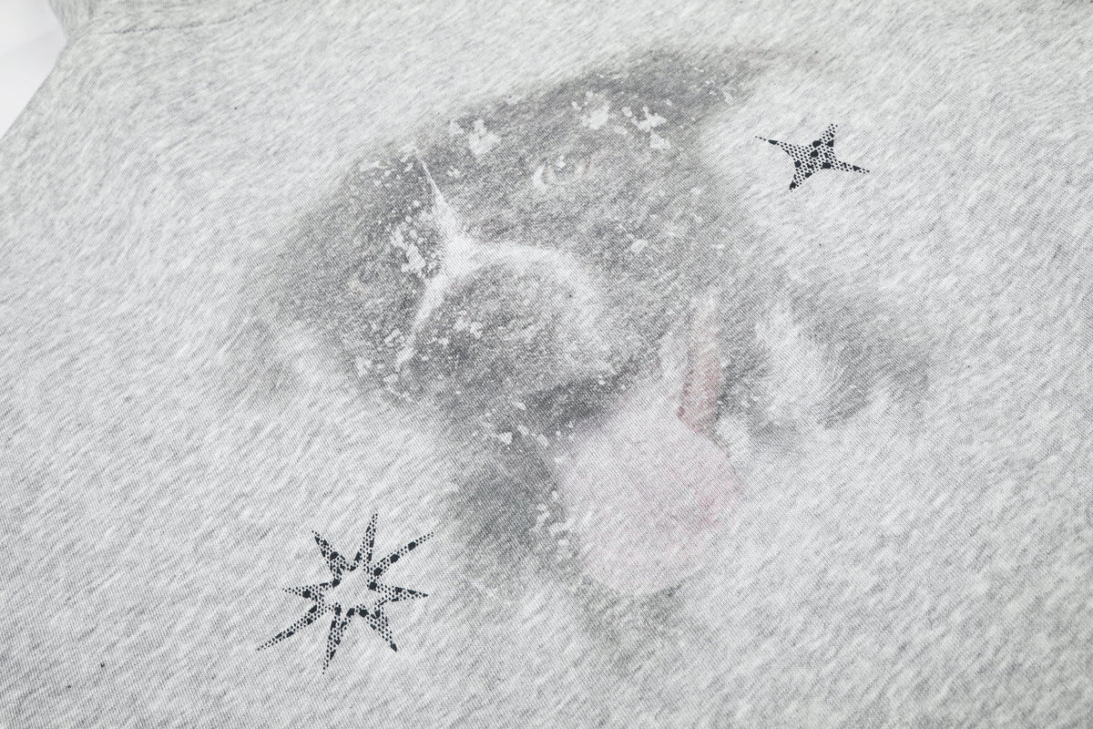 BLACK ENERGY | Puppy Sketch Zip Up Hoodie - product detail