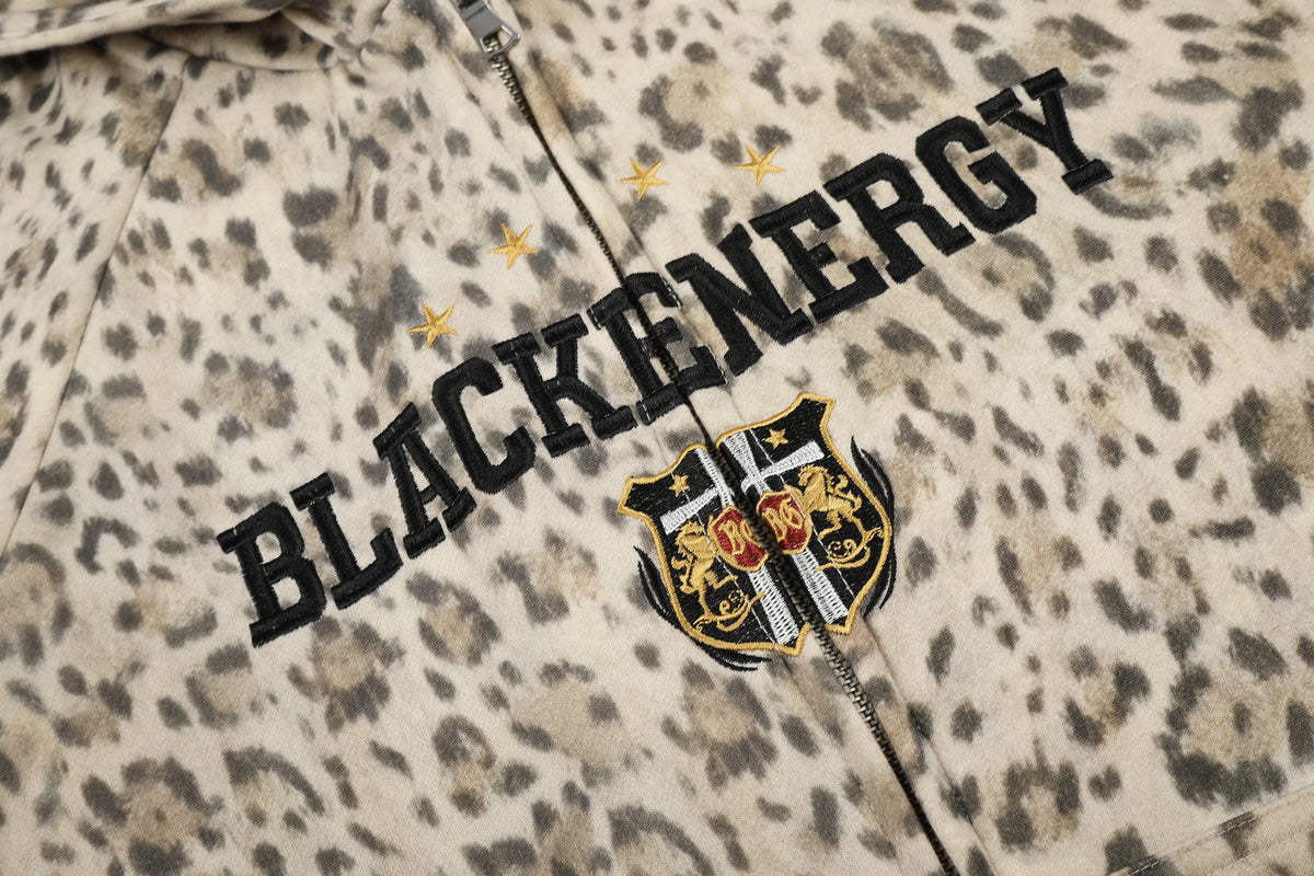 BLACK ENERGY | Number 7 Zip Up Hoodie - product detail