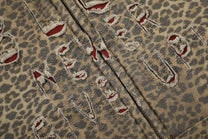 BLACK ENERGY | Leopard Print Zip Up Hoodie - product detail