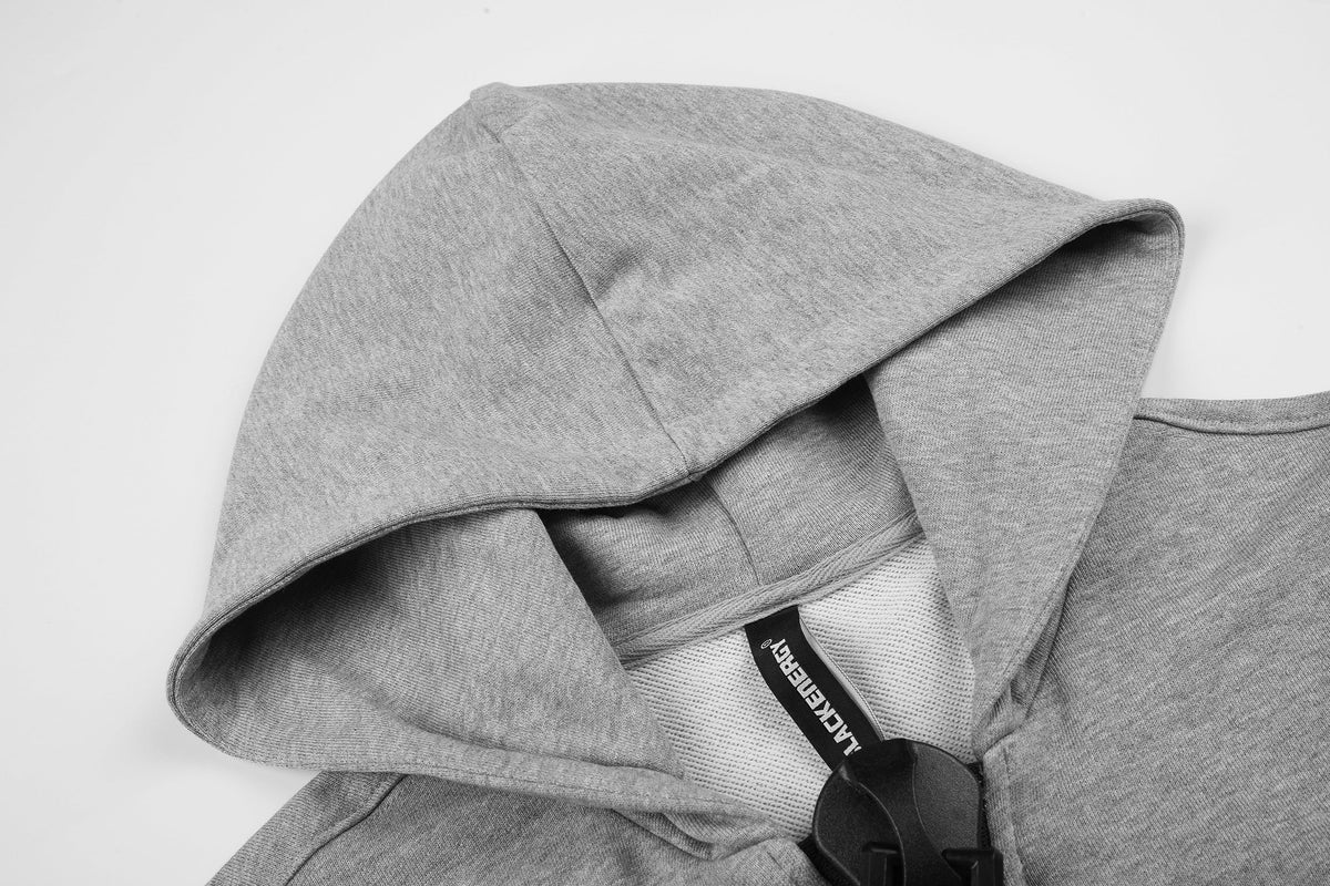 BLACK ENERGY | Statement Script Zip Up Hoodie - product detail