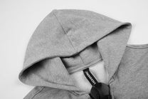 BLACK ENERGY | Statement Script Zip Up Hoodie - product detail
