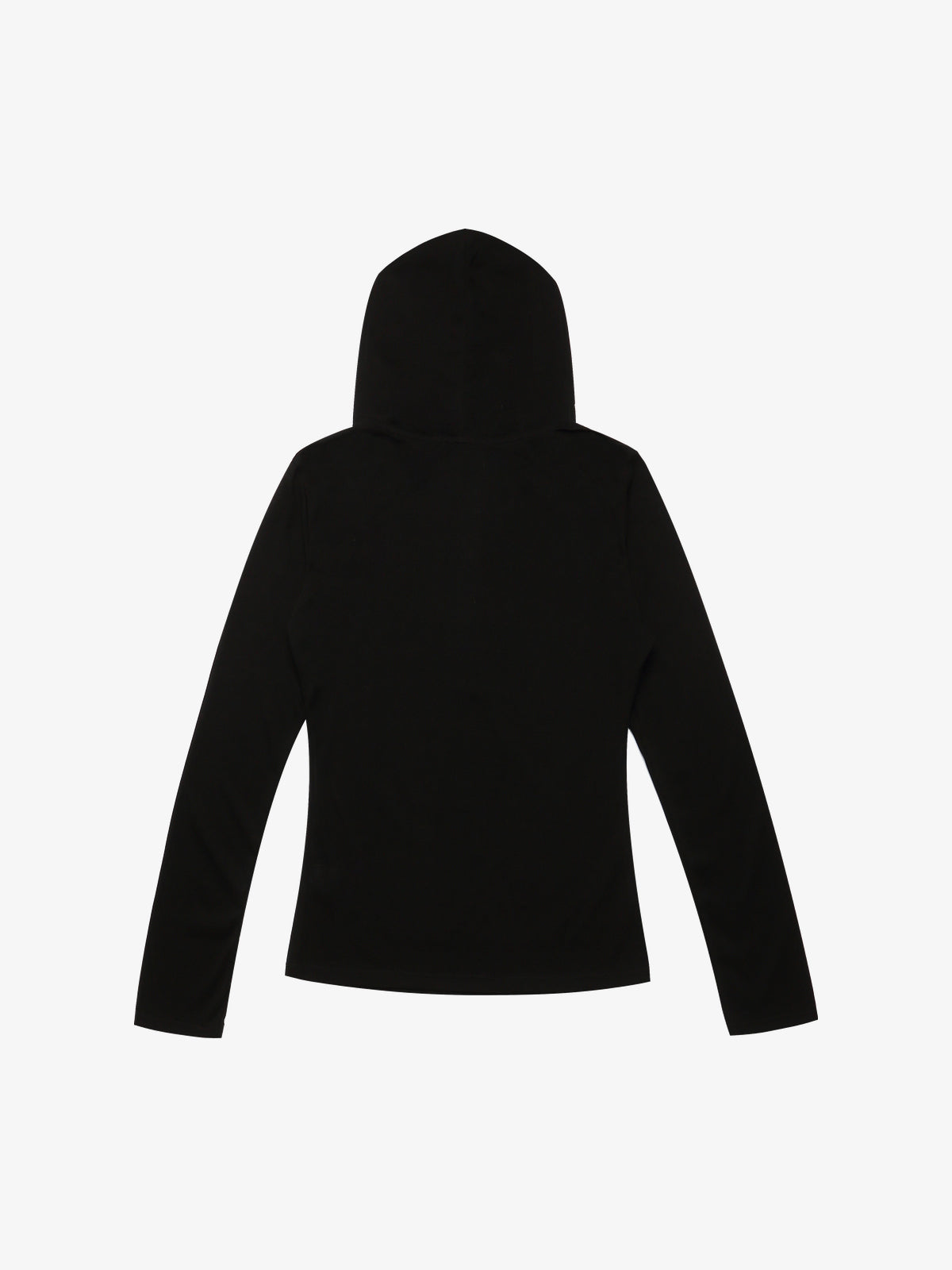 CHANYOOU | Star Script Hoodie in Black - back view