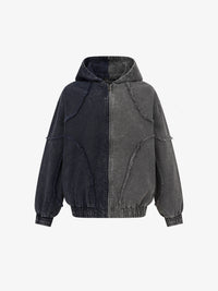 EXTREME CAUSE | Deconstructed Panel Zip Up Hoodie
