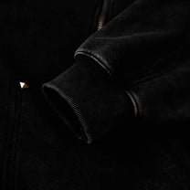 EXTREME CAUSE | Distressed Seam Zip Up Hoodie - product detail