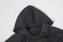EXTREME CAUSE | Washed Sleeve Panel Hoodie - product detail