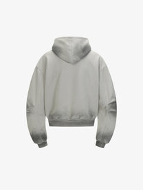 EXTREME CAUSE | Spray Finish Hoodie in Gray - back view
