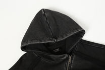 EXTREME CAUSE | Asymmetric Zip Up Hoodie - product detail