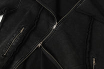 EXTREME CAUSE | Asymmetric Zip Up Hoodie - product detail