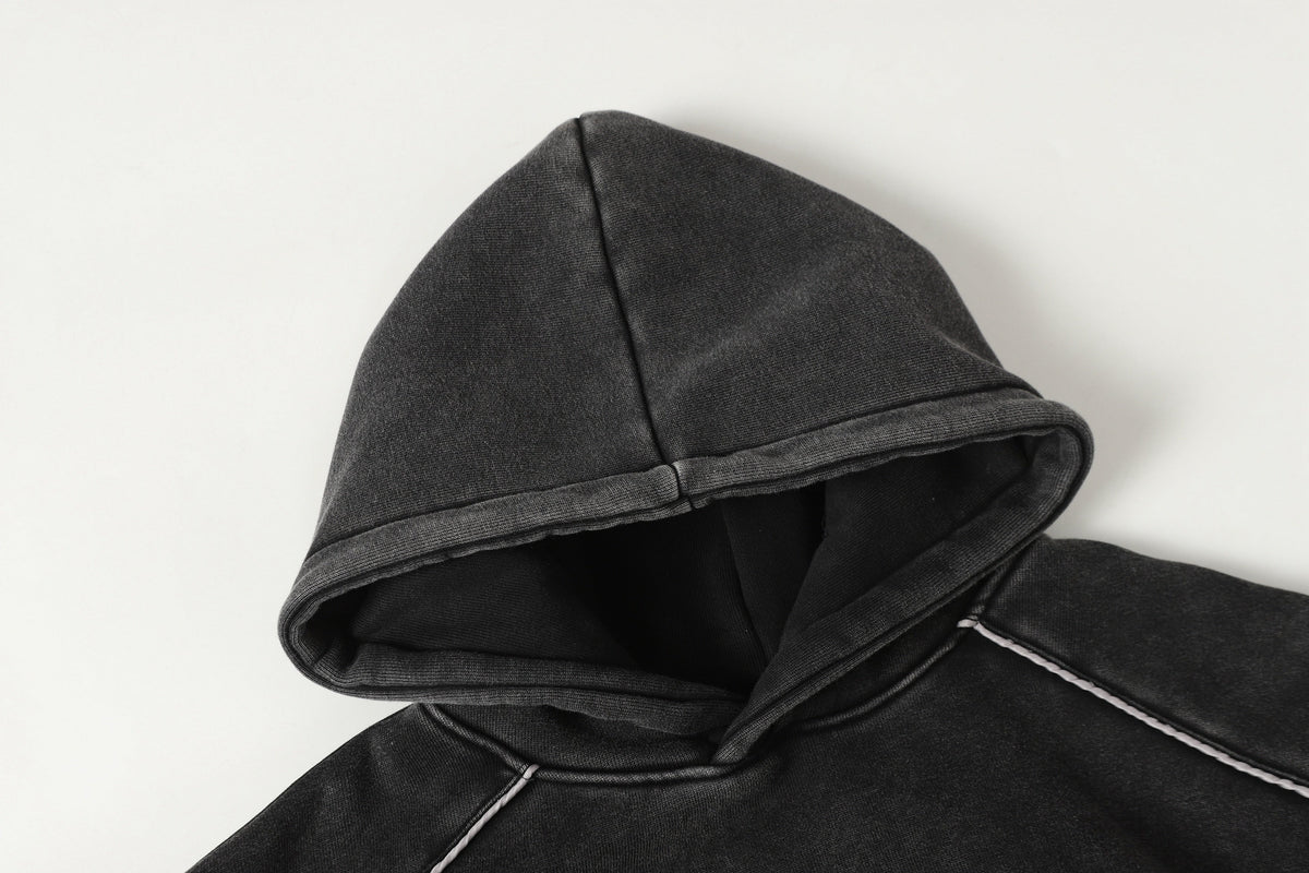 EXTREME CAUSE | Layered Panel Hoodie - product detail