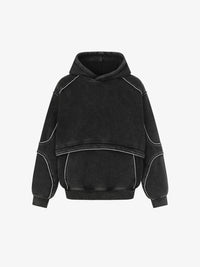 EXTREME CAUSE | Layered Panel Hoodie