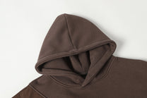 EXTREME CAUSE | Raw Edge Layered Hoodie - product detail