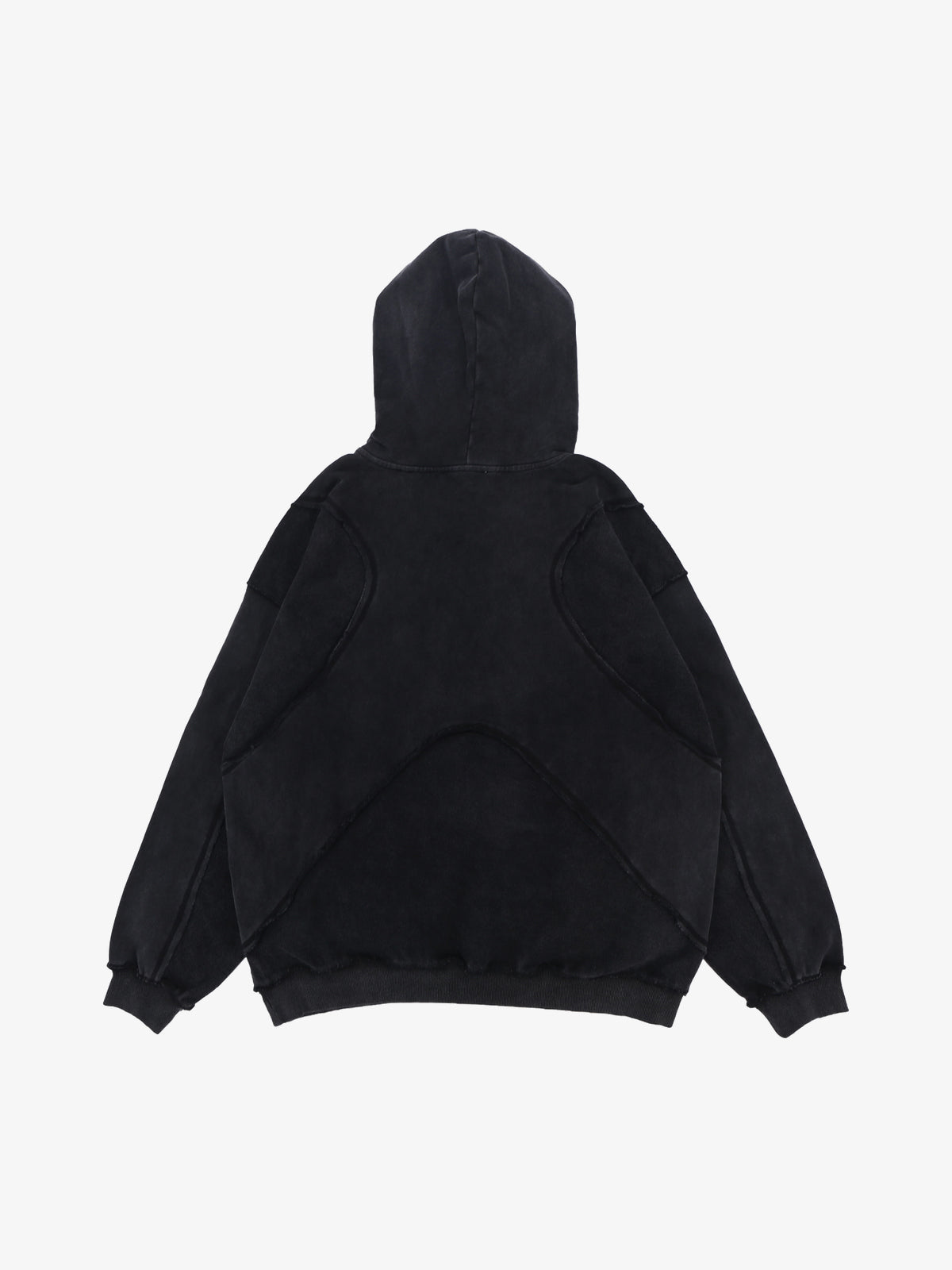 FGSS | Deconstructed Panel Hoodie in Black - back view