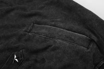 GEESAS | Washed Star Zip Up Hoodie - product detail