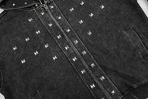 GEESAS | Washed Star Zip Up Hoodie - product detail