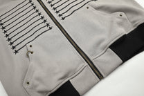 GEESAS | Star Braid Zip Up Hoodie - product detail