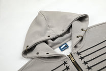 GEESAS | Star Braid Zip Up Hoodie - product detail