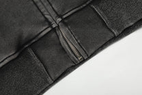 GEESAS | Rhinestone Stars Zip Up Hoodie - product detail