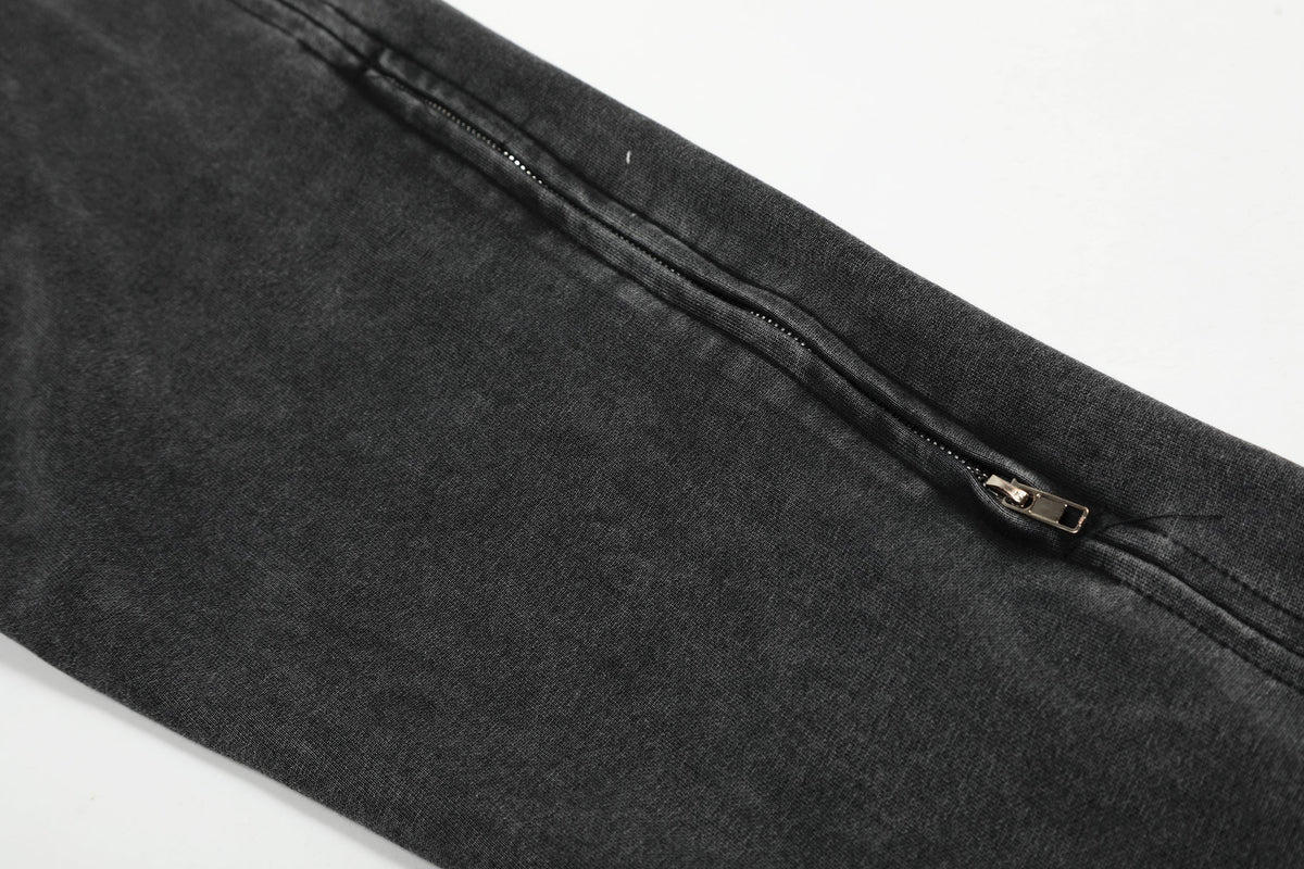 GEESAS | Sleeve Pocket Zip Up Hoodie - product detail