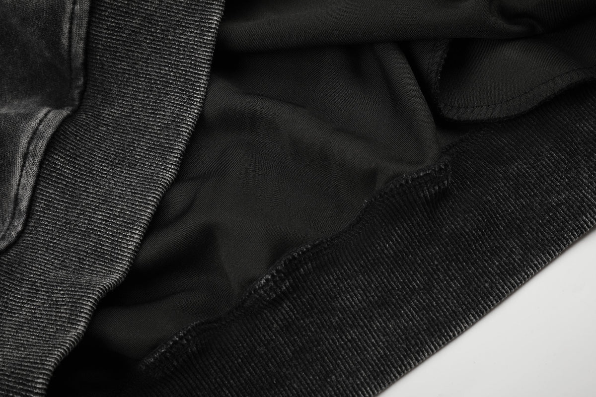GEESAS | Stud Grid Zip Up Hoodie - product detail
