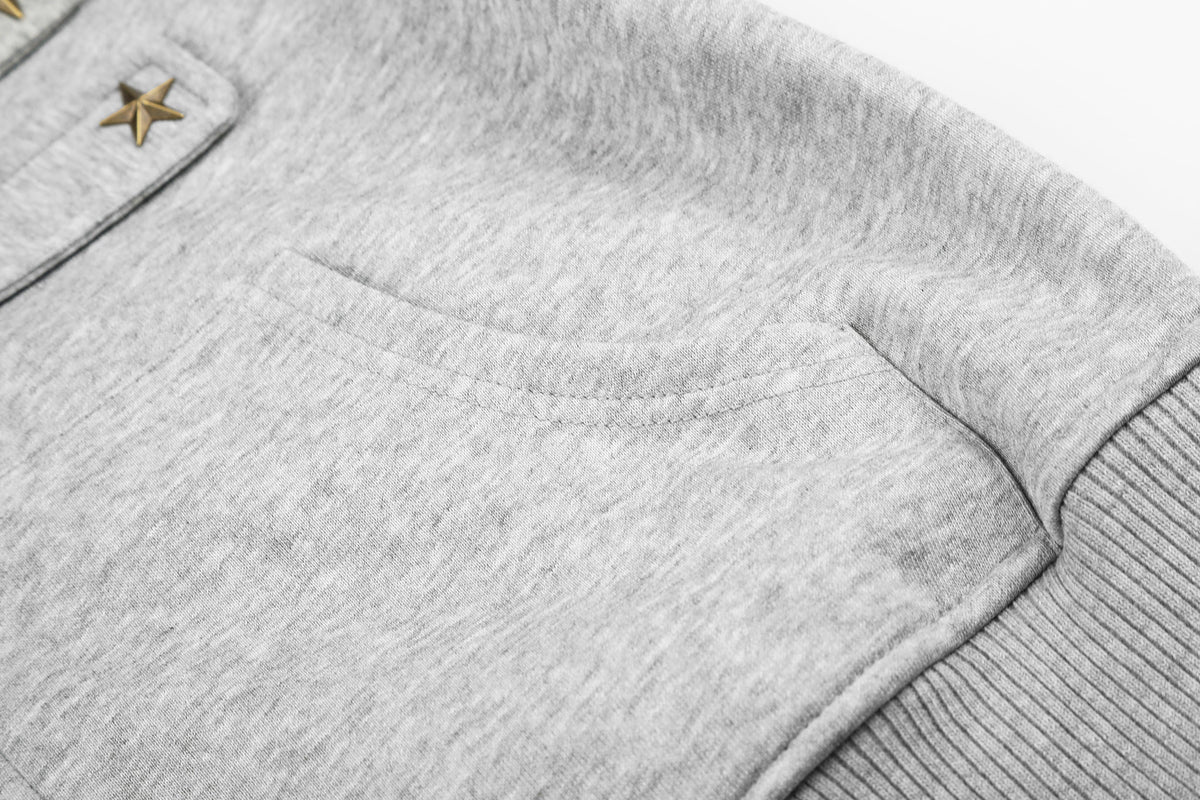 GEESAS | Military Tab Zip Up Hoodie - product detail