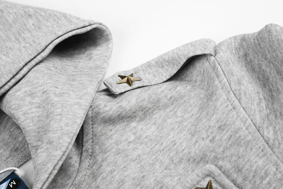 GEESAS | Military Tab Zip Up Hoodie - product detail