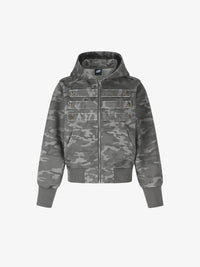 GEESAS | Military Tab Zip Up Hoodie