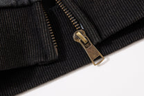 INSERROR MAFA | Ornate Script Zip Up Hoodie - product detail