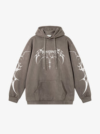 JKPTWSO | Thorn Scorpion Hoodie in Brown - front view
