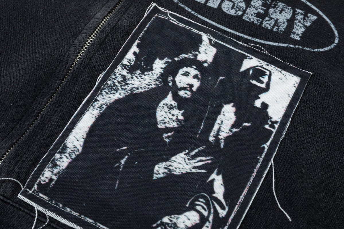 LAYFU HOME | Cross Patch Zip Up Hoodie - product detail