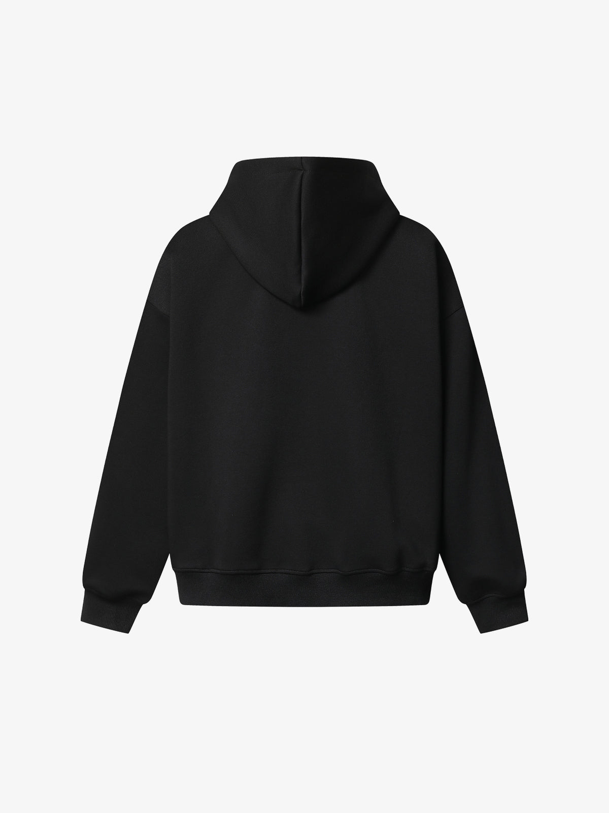 MADEGPSR | Pegasus Embroidery Zip Up Hoodie in Black - back view