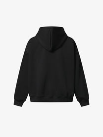 MADEGPSR | Pegasus Embroidery Zip Up Hoodie in Black - back view