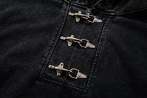 MCCNN | Toggle Front Washed Hoodie - product detail