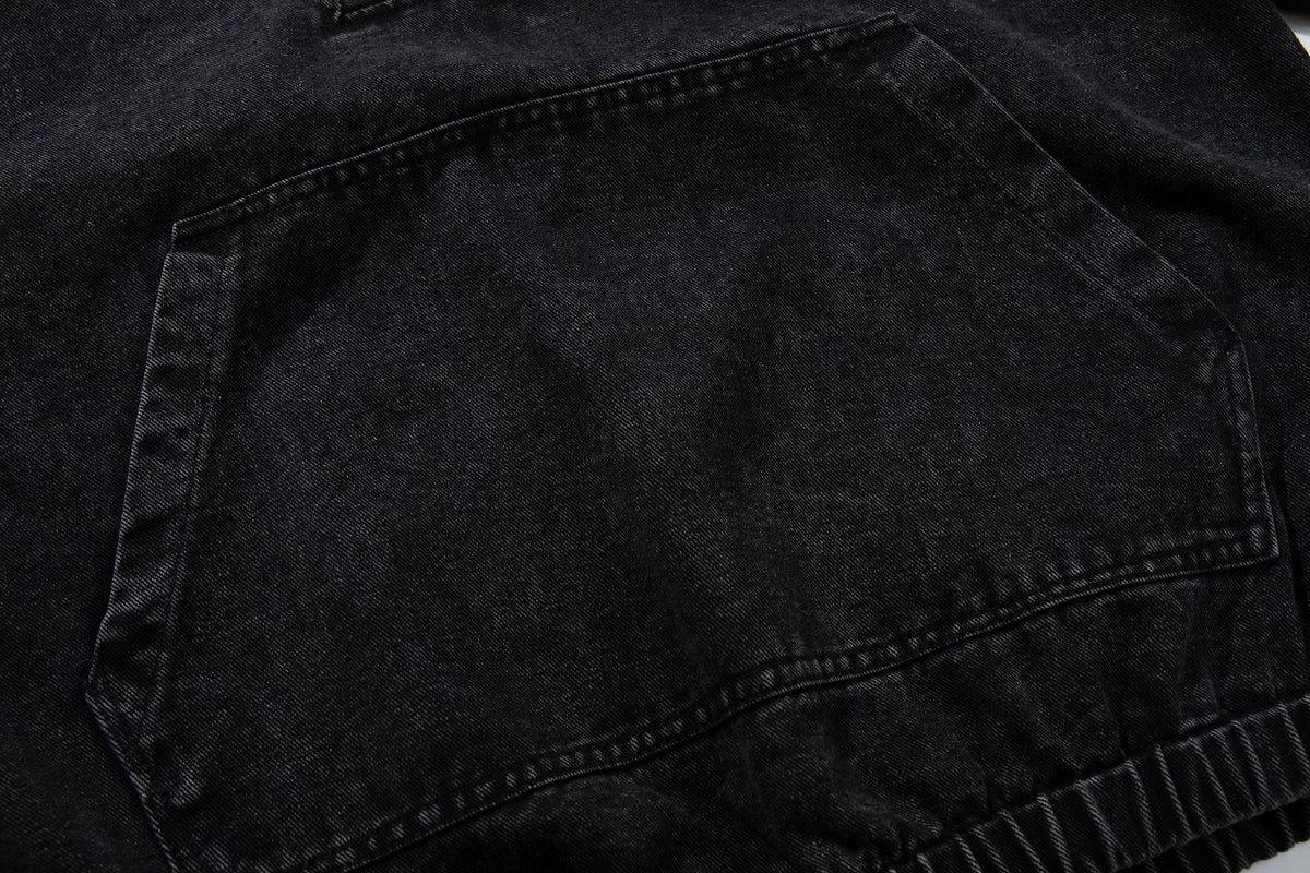 MCCNN | Toggle Front Washed Hoodie - product detail
