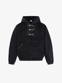 MCCNN | Toggle Front Washed Hoodie